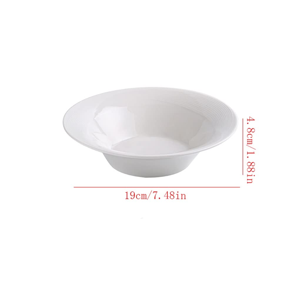 Platos de cena reutilizables Plato para servir Plato para servir Bandeja Cuenco de cerámica Plato frío de restaurante Cuenco de comida occidental Plato de fruta personalizado Plato redondo de persona