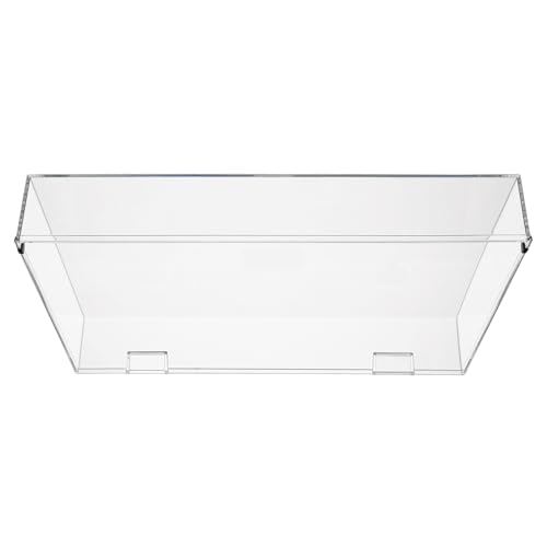 Image of Custom Fit 3mm Clear Acrylic Dust Cover for Audio-Technica AT-LP3, LP3X(BT) Turntable, Scratch & Dust Protector Lid for Belt-Drive Record Player