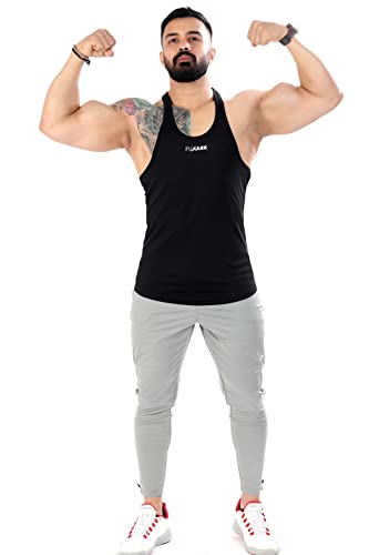 Image of FUAARK Men's Stringer Y Back Bodybuilding Gym Tank Tops