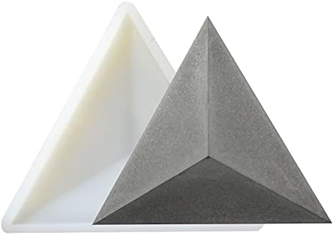 Moldes de silicona de triángulo de hormigón Molde de ladrillo de pared de fondo 3D Moldes decorativos de azulejos de piedra