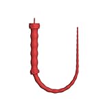 Kutocesy Bdsm Spanking Whip SM Flogger & Peitschen Silikon Bondage Sex Paddle Cosplay Sex Spielzeug Für Die Paare (Red)