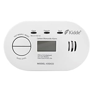 Kidde 5DCO 10 Year Life Digital Display Carbon Monoxide Alarm (1)
