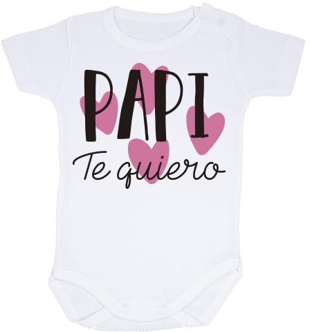 AR Regalos Body Te Quiero Papi (Manga corta - 0 a 3 meses)