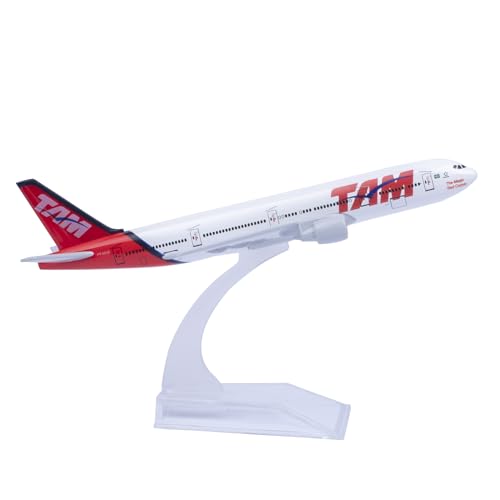 Modelo de avión Tam B777 escala 1 400 miniatura coleccionable de metal