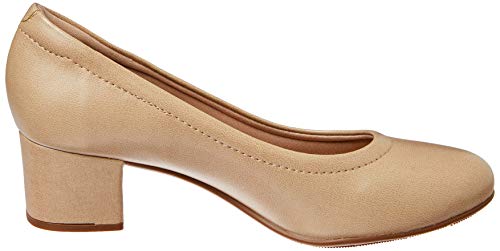 Tamanco Rasteiro Napa Sense, Modare, Feminino, Bege, 34