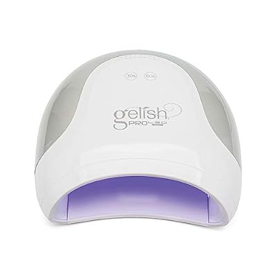 Gelish Pro LED Light Professional Gel Nail Lamp, Fast Drying Nail Dryer, Compact & Portable UV/LED Light for Home & Salon Use, Pedicure-Friendly