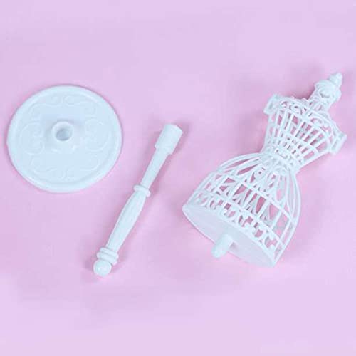 Amazon.co.jp: 10個 ドール用トルソー スタンド 服 ドレス リカちゃん