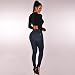 STRIR-Ropa Vaqueros Talla Grande Mujer,Mujer Flacos De Cintura Alta Leggings Elásticos Skinny...