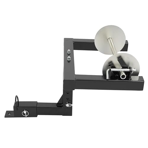 ALMULOO Heavy-Duty Steel Hitch-Mount Barbed Wire Unroller