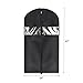 Univivi Garment Bag Suit Bag for Storage and Travel 43 inch, Washable Suit Cover for T-Shirt, Jacket, Suits, Coats, Set of 5, Oxford Fabrics