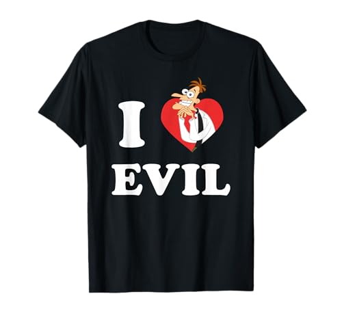Disney Phineas and Ferb I Heart Evil Dr. Doofenshmirtz Logo T-Shirt