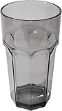 Carlisle FoodService Products Louis Tall Tumbler for Restaurants, Catering, Kitchens, Plastic, 32 Ounces, Smoke