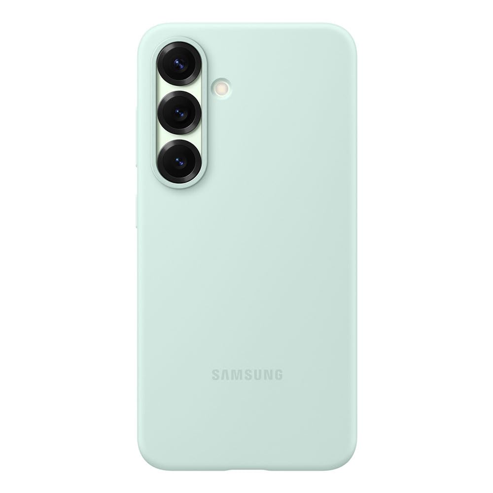 Samsung Galaxy S25 ミント 保護ケース付き Amazon.co.jp: SAMSUNG Official Galaxy Silicone Case for Galaxy S25