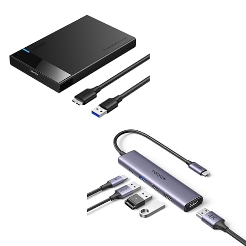 Caja externa para disco duro 2.5" USB 3.0 a SATA III miniatura 1