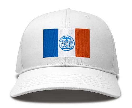 Image of International Tie City Hat for Men and Women, Adjustable Snapback Trucker Baseball Cap with Embroidered Patch