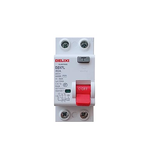 DZ47L 2P 32A disjoncteur différentiel AC interrupteur isolement 220V - 2