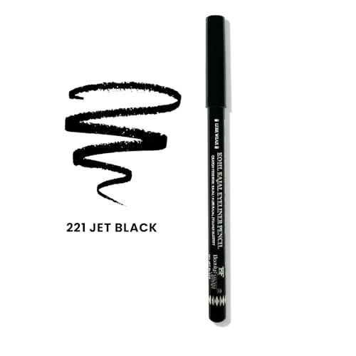 Beauty Forever Kohl Kajal Eyeliner Pencil, Soft Kajal, 12Hour Wear, 1.2gms (221 Jet Black) - Image 3