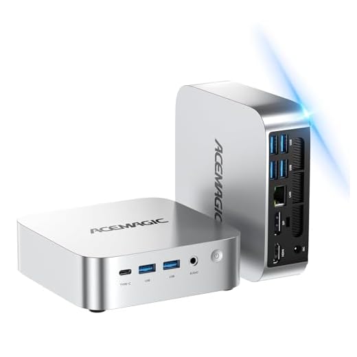 ACEMAGIC Mini Pc 11 Pro, Processor N97 (Beat N100/N95/N150) up to 3.6 GHz Mini Computers, 16GB DDR4 256GB SSD, 4K Dual Display WiFi BT VESA Micro Small Pc for Business and Home, Mini Desktop