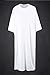 Men's Nightgown Cotton Short Sleeve Nightwear Loose Sleep Robes Sleepwear Fashion Plus Size Long T-Shirt,White,7XL