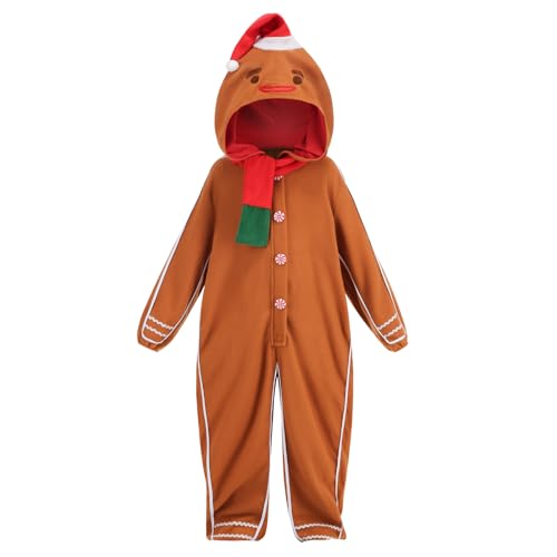 Disfraz de Niño de Hombre de Jengibre para Navidad miniatura 1