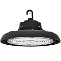 300W UFO LED High Bay Light,Power/CCT Adjustable,46500 lumens,110-277V,Dimmable, Waterproof, UL/DLC, (1000W HID/HPS Equiv) Super Bright LEDs Garages,Warehouses, Storage,Factories, Grocery Store 300W