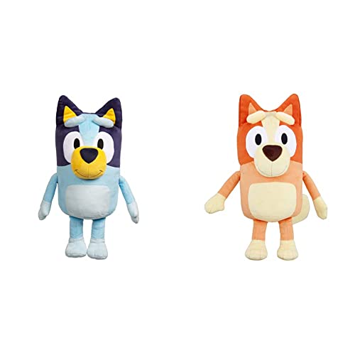 Bluey 13038 Best Mate Bingo Preschool & Best Mate Bluey Jumbo 46cm Plush Official Collectable Character Cuddly Large Soft Toy