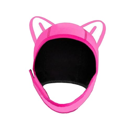 Fancyes Cozy Neoprene Cat Ears Diving Hood for, L