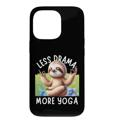 Fun Less Drama More Yoga �i�}�P���m - �E�F���l�X �X�}�z�P�[�X iPhone 13 Pro �p