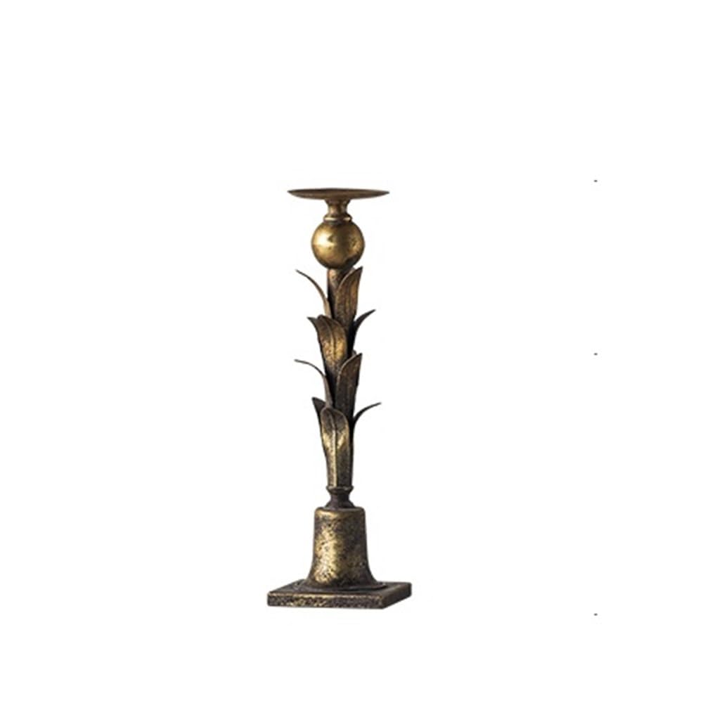 Candlestick Holder Decorative Retro Wrought Iron Candlesticks Home Furnishings Old Decorations Hotel And Restaurant Decoration Props for Party(Large)