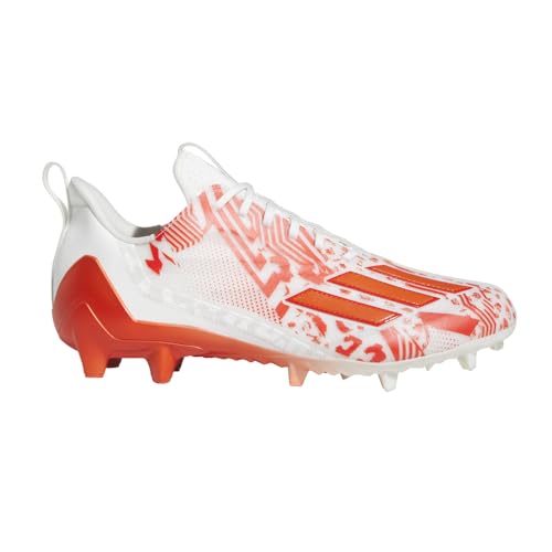 adidas Mens Adizero 12.0 Mismatch Football Sneakers Shoes - Orange