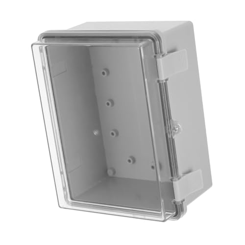 Boîte étanche transparente avec supports muraux pour câble électrique extérieur