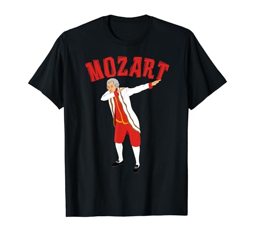 Dabbing Mozart Famous Composer Funny Classical Music Mozart T�V���c