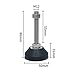WDZAIDN Adjustable feet,Machine Tool Leveling Feet, 10-Piece Set of Adjustable Foot Cups, Solid Rubber Base, Hinged Feet, Furniture Legs, Leveling Feet(50*m12*100mm)