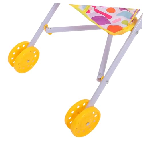 SOPOTUTU Realistischer Puppenwagen Leichte Kompakte Detailgetreues Design Zubehör für Puppenhäuser Fördert Eltern Junge Mädchen Spiel Langlebiger Kunststoff Vielseitig Einsetzbar – Bild 7