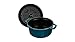 STAUB 1003317 Cast Iron Roaster/Cocotte, Round, 28 cm, 6.7 L, La Mer