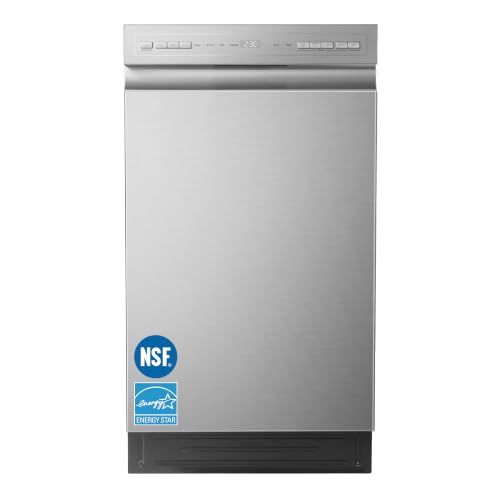 COMFEE 18 Inch Built-in Dishwasher Energy Star & NSF Stainless Steel Tub
