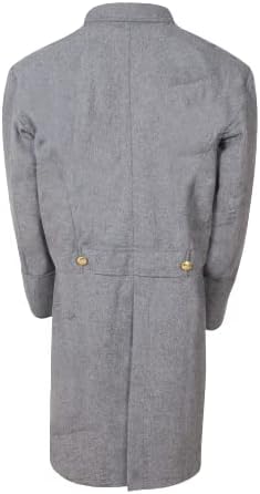 Civil War Confederate Double Breast Frock Coat3