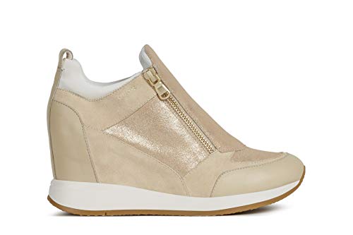 Image of Geox Women's Low-Top Sneakers , Beige Sand , 5 US