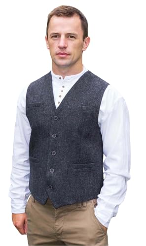 Emerald Isle Grey Waistcoat Vest
