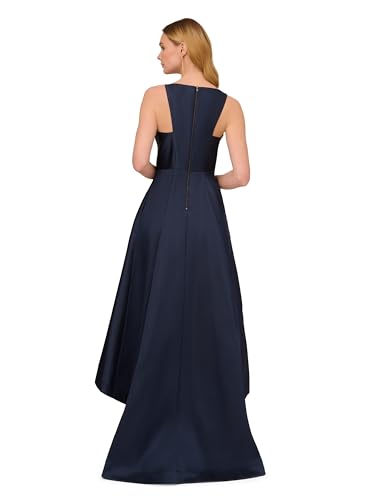 Image of Adrianna Papell Womens Mikado High-Low Gown