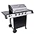 Charbroil® Performance Series™ Amplifire™ Technology 4-Burner with Side Burner Cart Propane Gas Stainless Steel Grill - 463331021