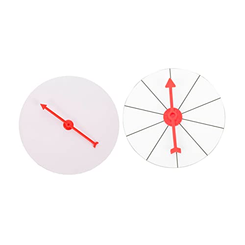 SUPVOX 2pcs Mini Roulette for Games DIY Wheel Set Prize Spinning Wheel for Prizes