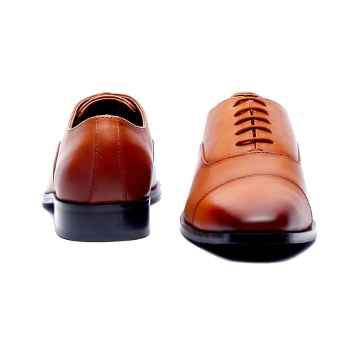 Image of LOUIS STITCH Men's Italian Leather Oxford Formal Shoes Handmade Lace Up Shoes for Men Officewear (LSEUOX)