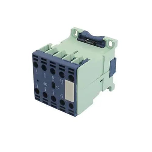 Contacteur tripolaire 1NO AC CJX2-0610E bobine 110V 6A 50Hz rail DIN