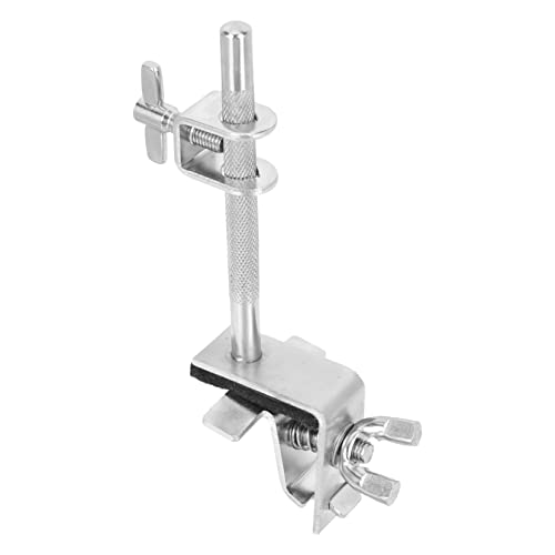 Totority Drum Tilting Accessory Clamp Drum Set Bass Drum Cowbell Clamp Sturdy and Easy to Use Metal Clip