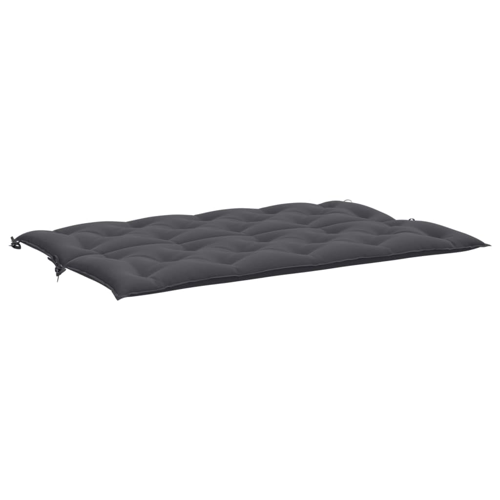 vidaXL Cojín para balancín de tela gris antracita 150 cm
