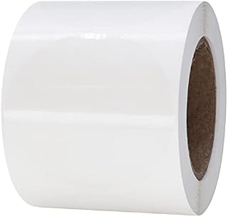 Hybsk 2 Inch Clear Retail Package Seals Round Circle Wafer Stickers 51mm Transparent Labels (2 Inch)