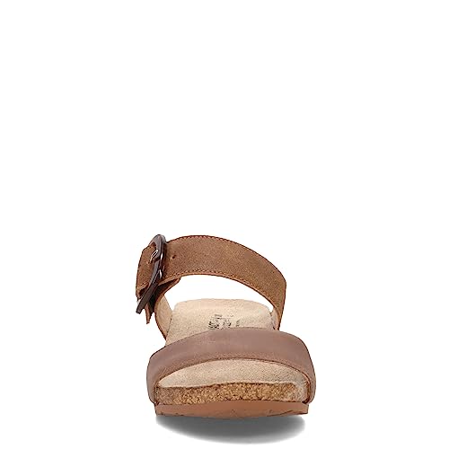 NAOT Footwear Kingdom Women’s Wedge Sandal with Buckle, Cork Footbed, and Arch Support - Adjustable Three-Strap Sandal With Backstrap - Comfort and Support – Lightweight and Perfect for Travel3