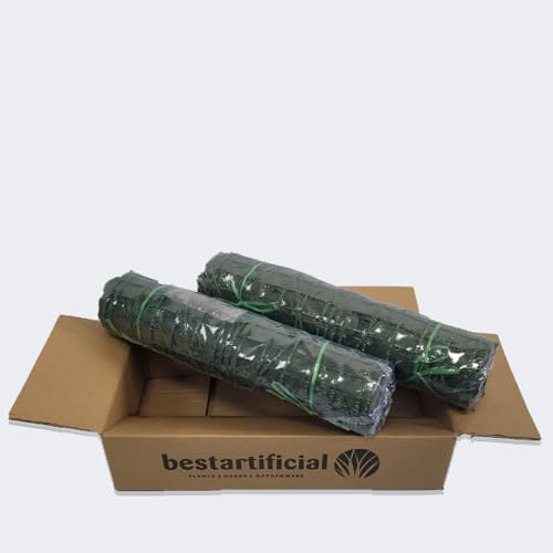 Best Artificial English Ivy Leaf Screening Roll 3m x 1m Privacy Hedging Wall Landscaping Garden Fence **UV Fade Protected** (Two 0.5m Rolls)