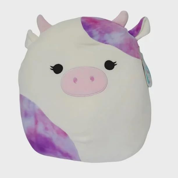 Squishmallow Official Kellytoy Squishy Soft Plush 12 Inch, Kalina The Cow